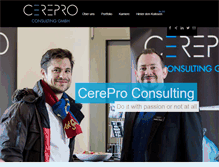 Tablet Screenshot of cerepro-consulting.com